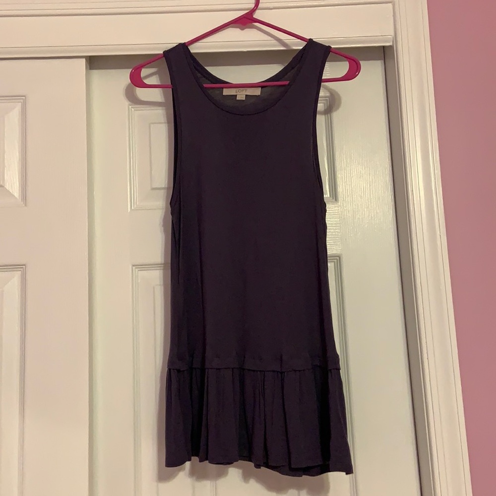 LOFT Dark Purple Tank - Picture 2 of 4